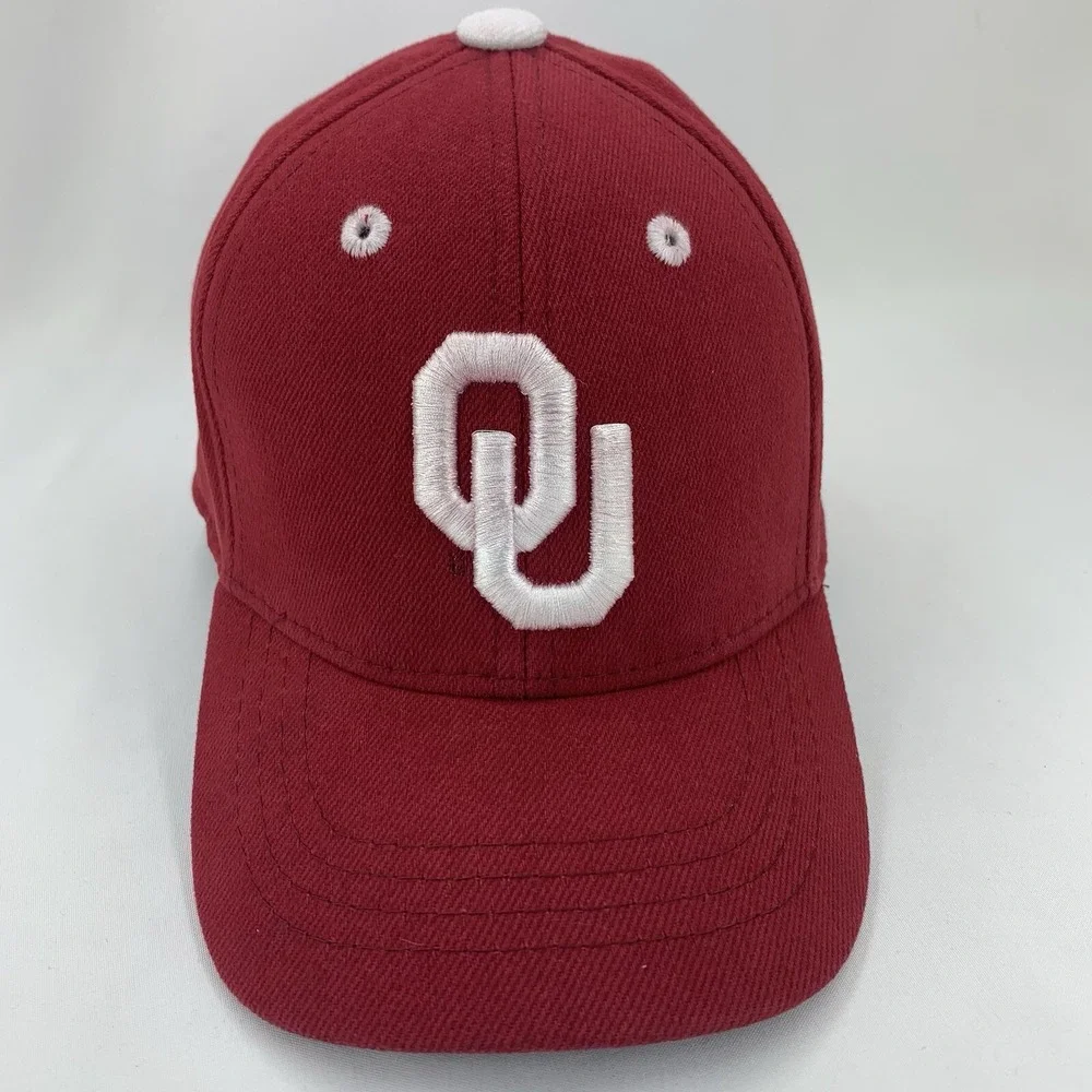 Lil' Sooner OU Hat INFANT Baby Oklahoma One Fit Structured Baseball Cap TOW